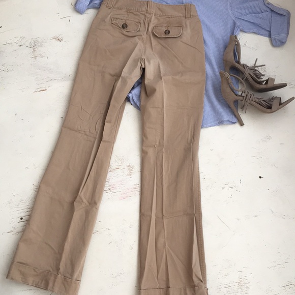 [ Old Navy Sailor Fromt Khaki Chino Pants ] 0 Reg - Picture 4 of 6